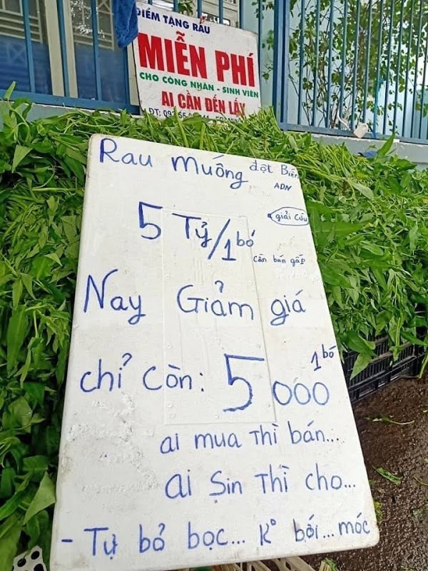 minh râu bán rau