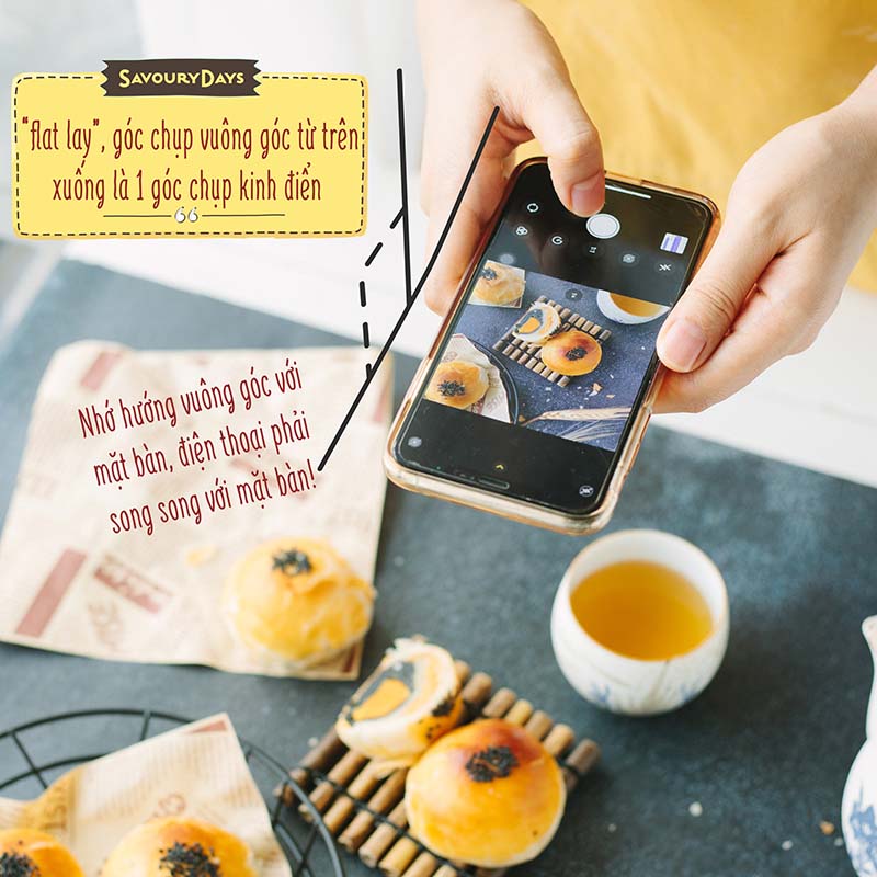“Bộ bí kíp” cách chụp ảnh đồ ăn đẹp bằng điện thoại