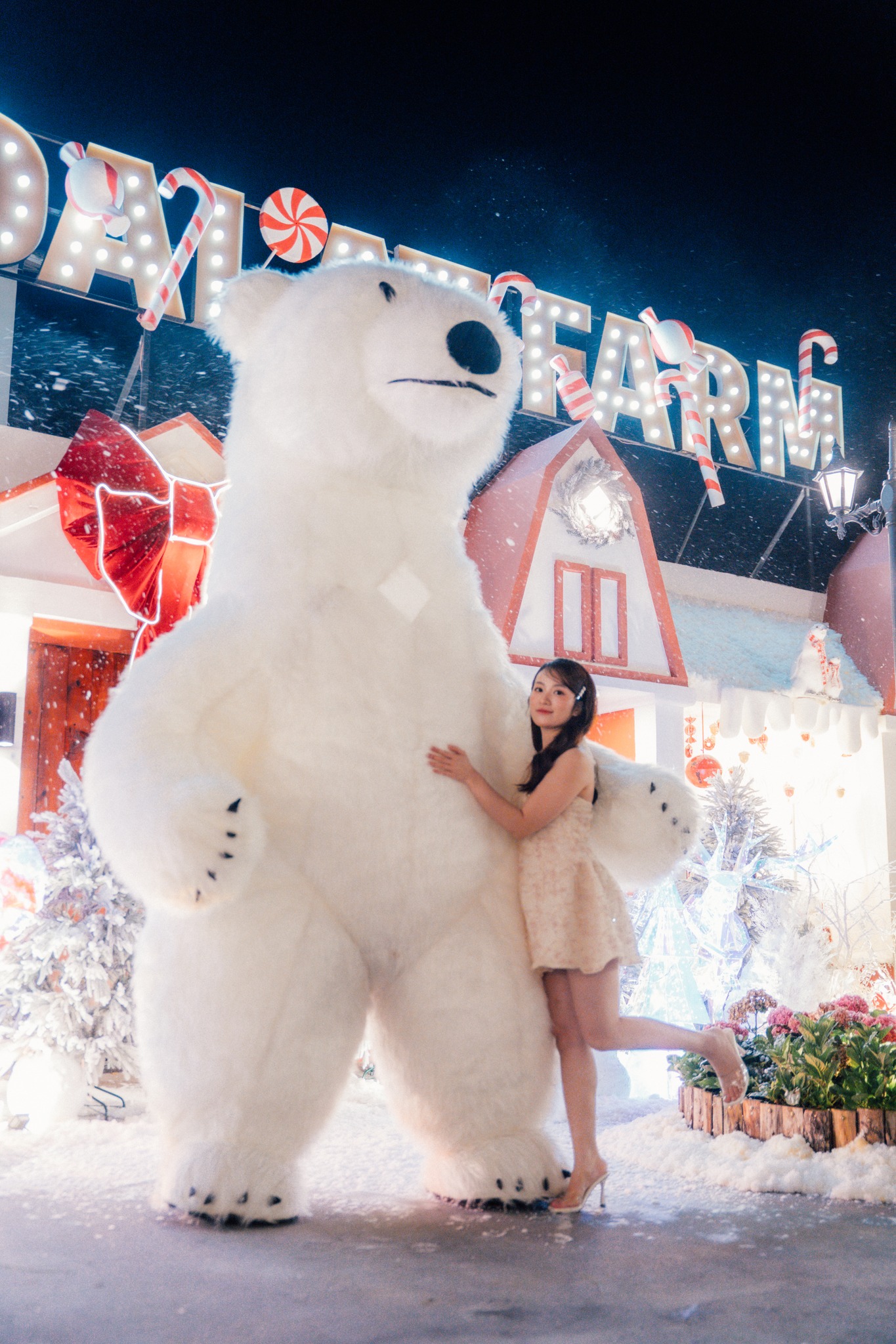 Check-in Giáng Sinh tại Hanna Land Đà Lạt lung linh ánh đèn